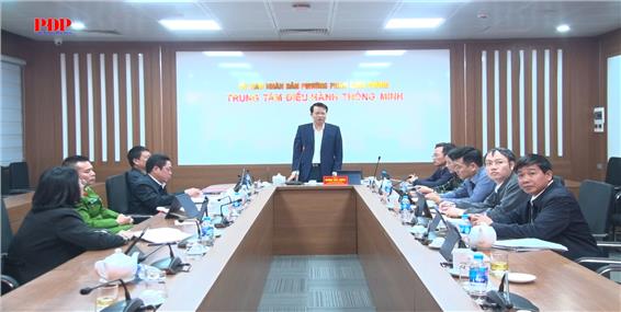 Phường Phan Đình Phùng bàn giải pháp thực hiện chỉ đạo của UBND tỉnh về xử lý ngập úng.