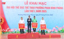 Phường Phan Đình Phùng tổ chức thành công Đại hội Thể dục thể thao lần thứ I, năm 2025.