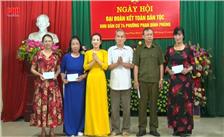 Tổ dân phố 74 phường Phan Đình Phùng tổ chức Ngày hội Đại đoàn kết toàn dân tộc.